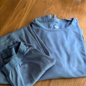 Vintage Patagonia Capilene Base Layer Top & Bottom in Periwinkle - Women's Med